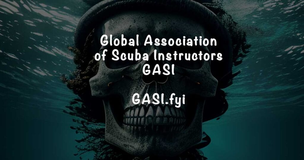 Global Association of Scuba Instructors, a dive training agency, GASI
