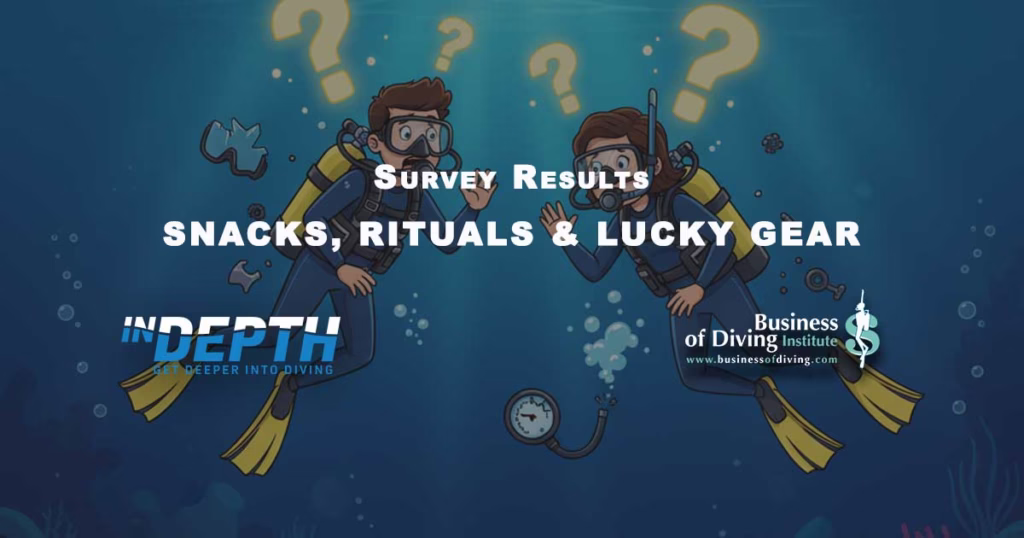 survey results on scuba divers rituals, snacks, habits & lucky gear