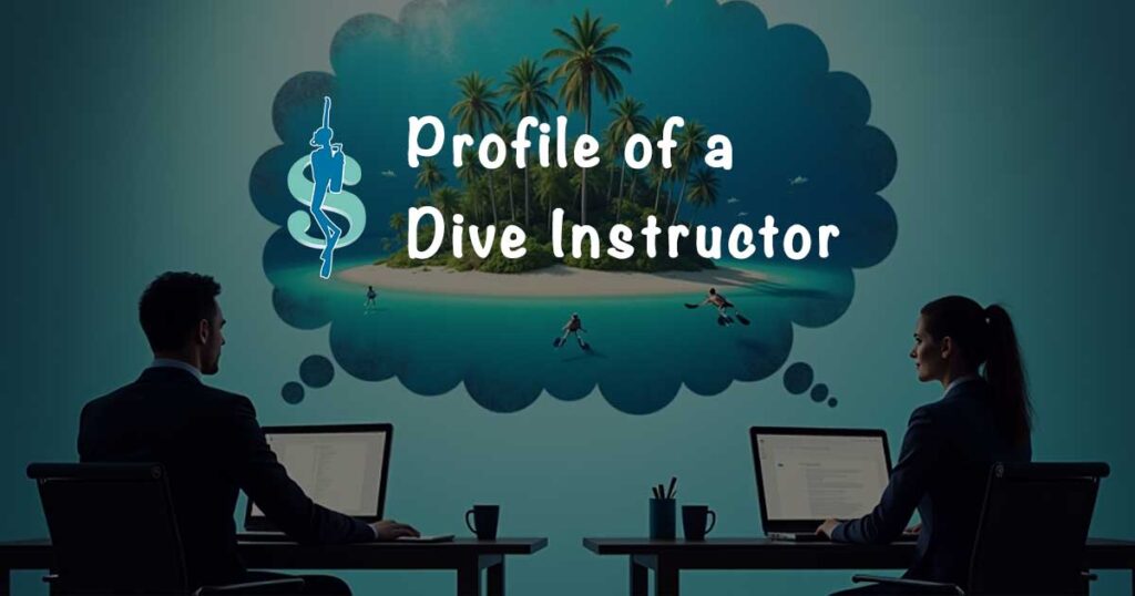 profile of a scuba diving instructor