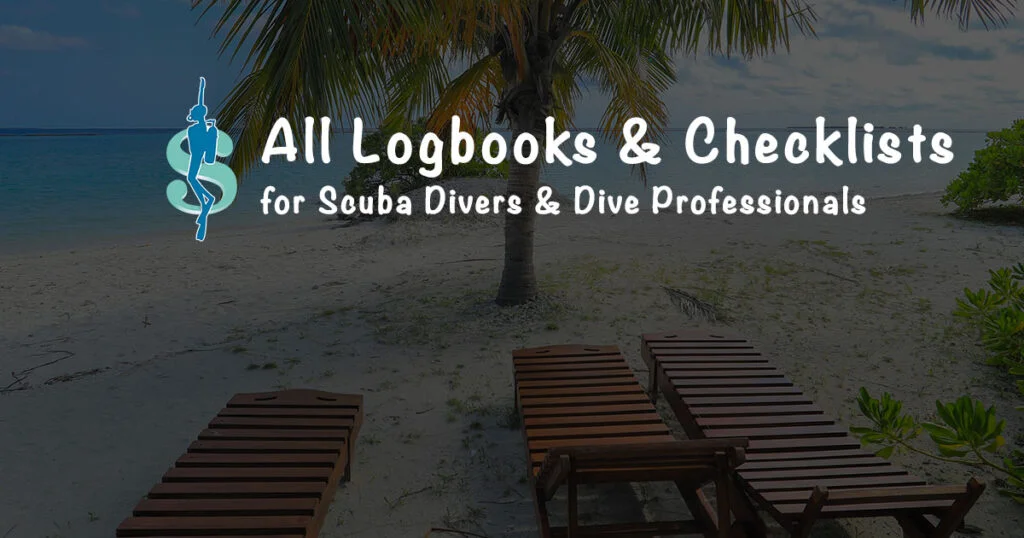 Scuba Dive Log Book - Genuine Leather A6 Binder With 50 Pages For Diving Records