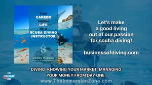 podcast about scuba diving instructor training course and career